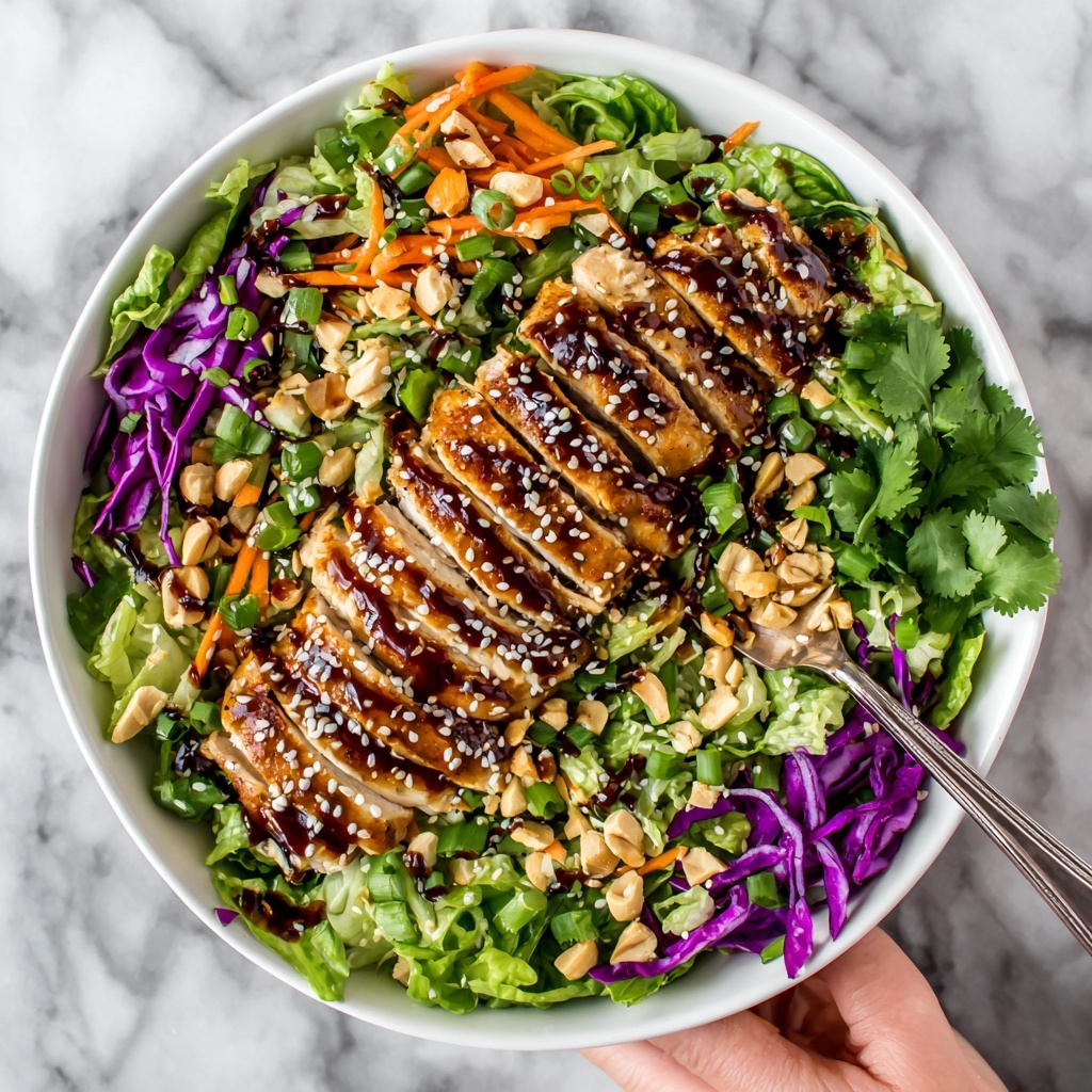 Crunchy Asian Sesame Chicken Salad Recipe - Recipe Image