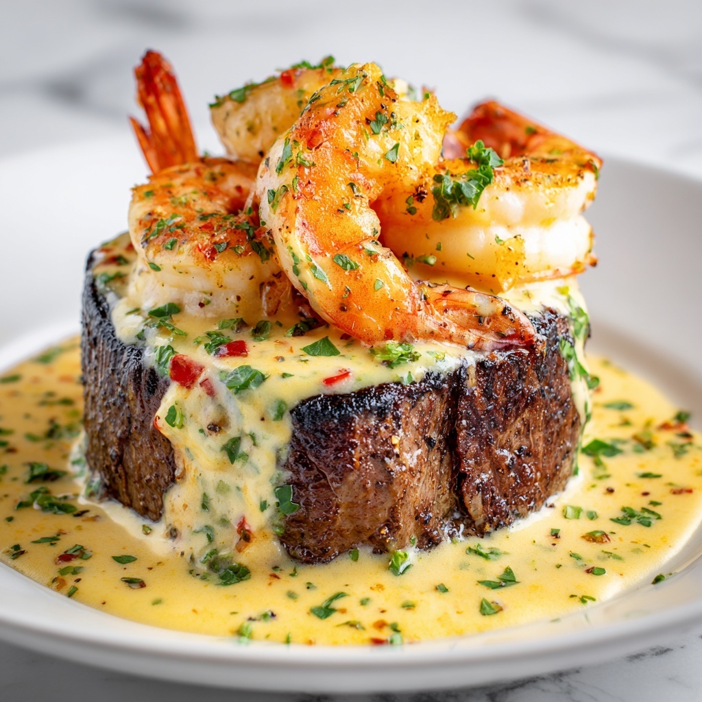 Filet Mignon with Shrimp and Lobster Recipe - Recipe Image