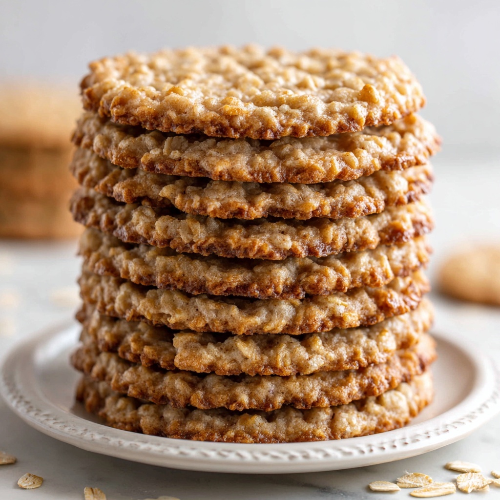 Irresistible Oatmeal Lace Cookies : Crispy, Chewy Treat Recipe - Recipe Image