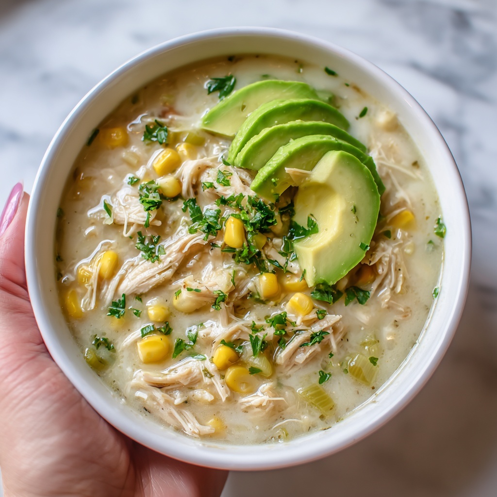Creamy Crockpot White Chicken Chili Recipe - Recipe Image