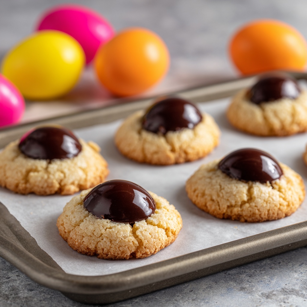 Reese’s Egg Peanut Butter Cookies Recipe - Recipe Image