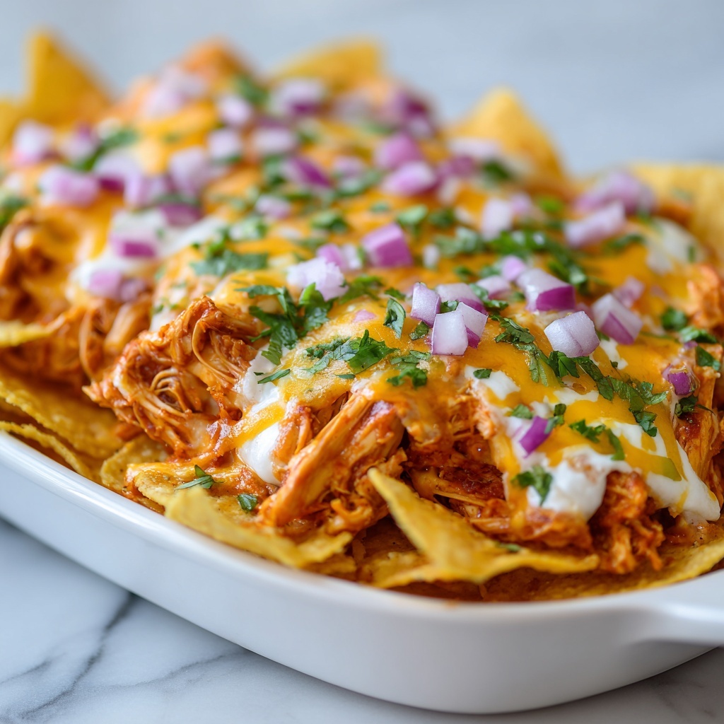 BBQ Chicken Nachos Recipe - Recipe Image