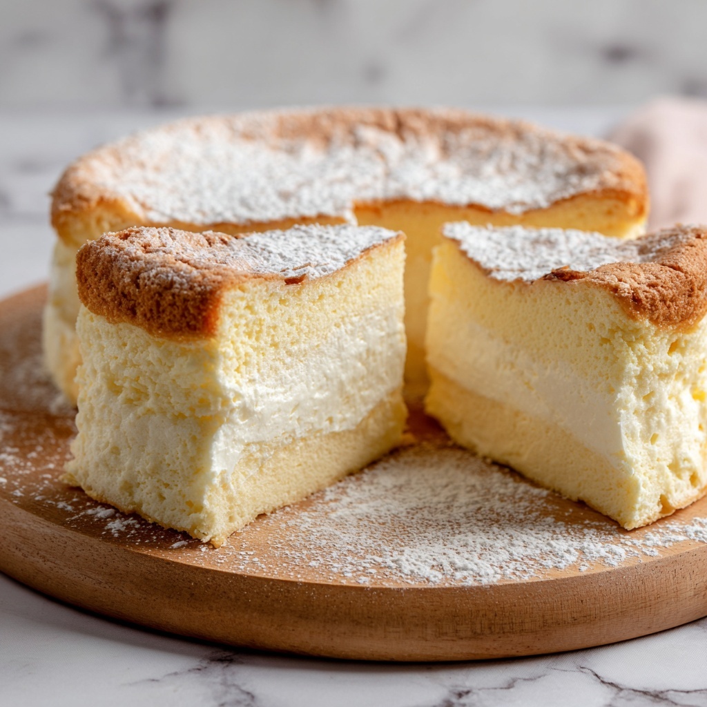 Light & Fluffy Yogurt Cloud Cake Recipe - Recipe Image