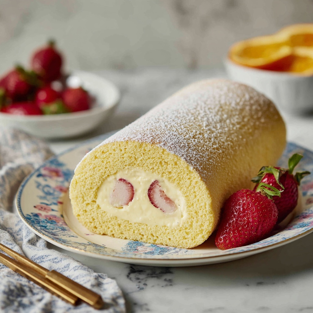 Delicious Chinese Swiss Roll: The Ultimate Homemade Treat Recipe - Recipe Image