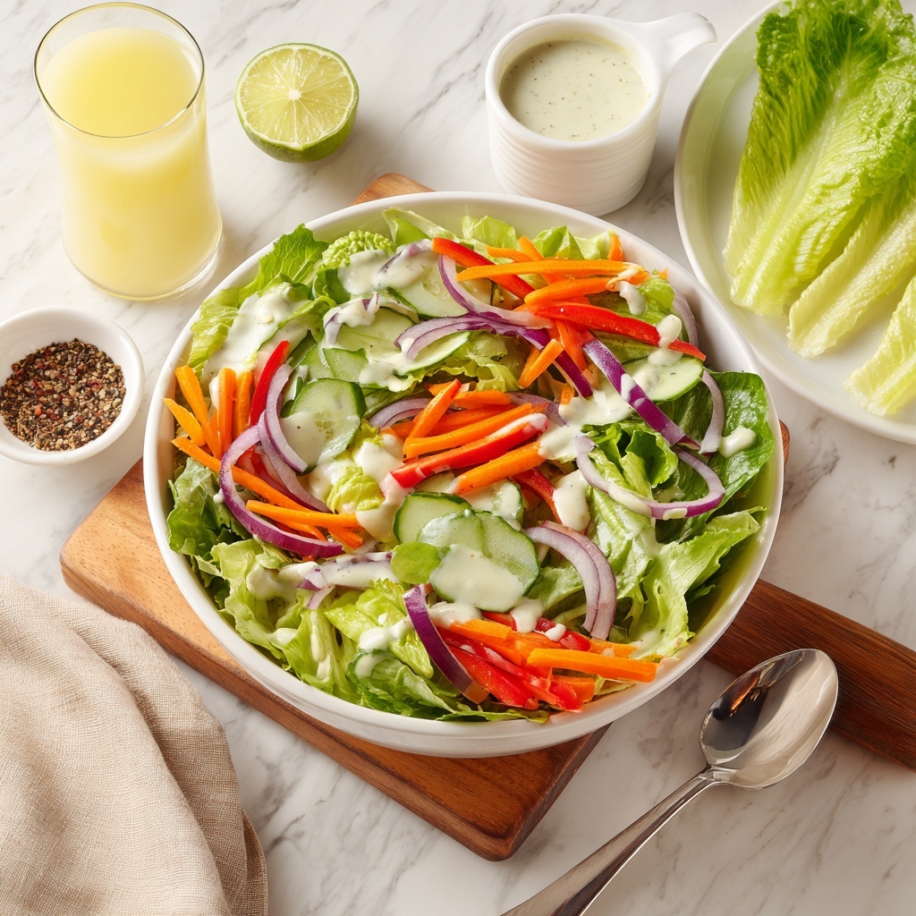 Chopped Salad with Buttermilk Dressing Recipe - Recipe Image