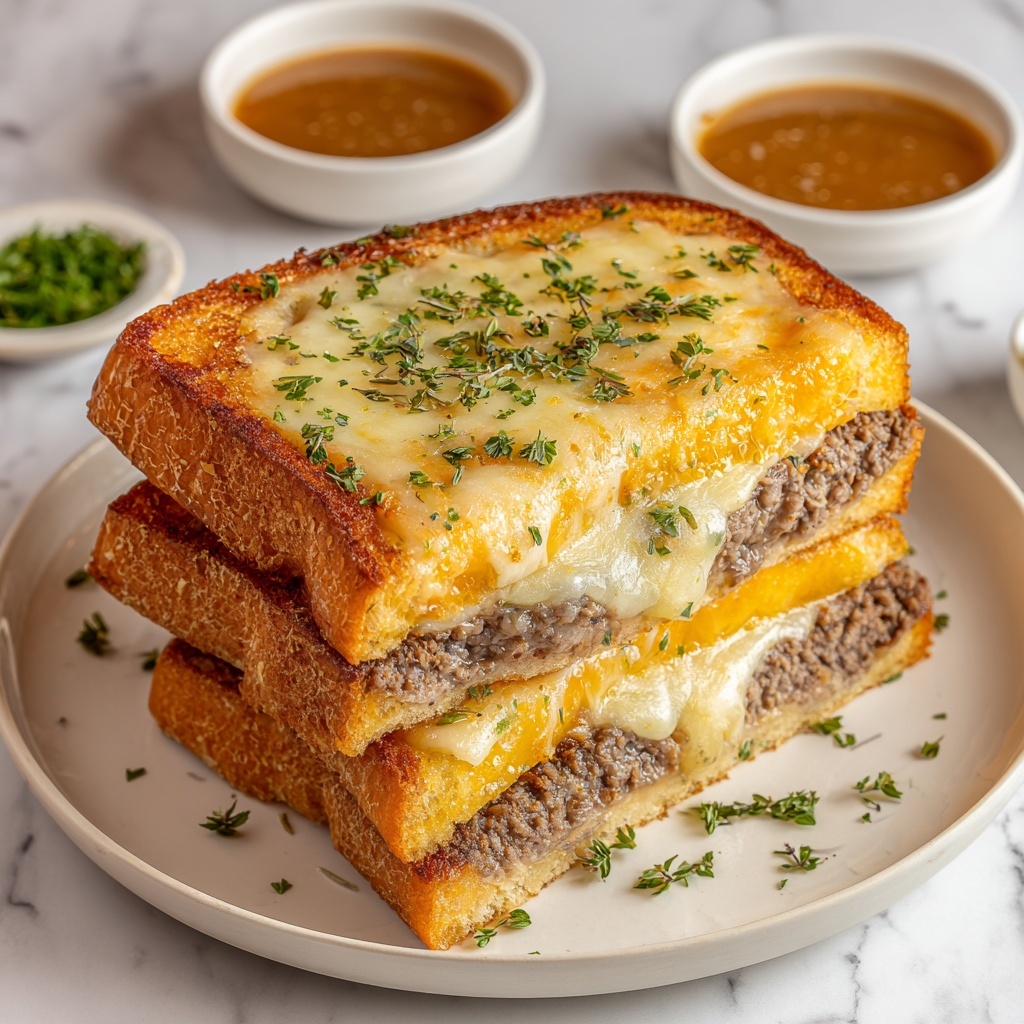 French Dip Squares Recipe - Recipe Image