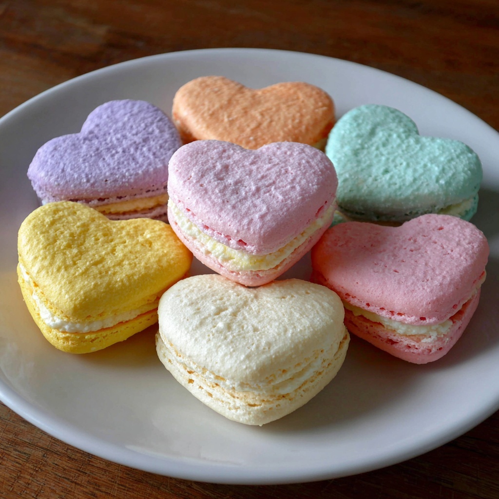 Heart-Shaped Macarons Recipe - Recipe Image