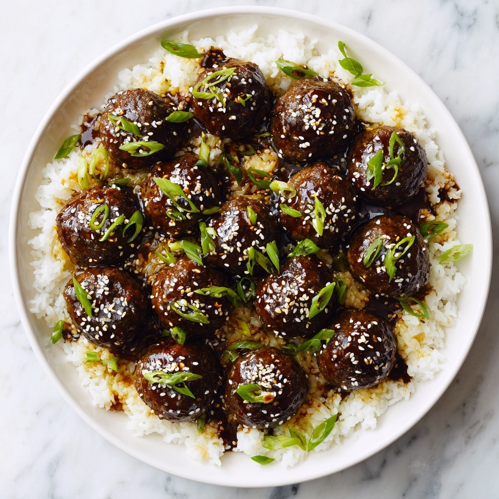 Teriyaki Turkey Meatballs Recipe - Recipe Image