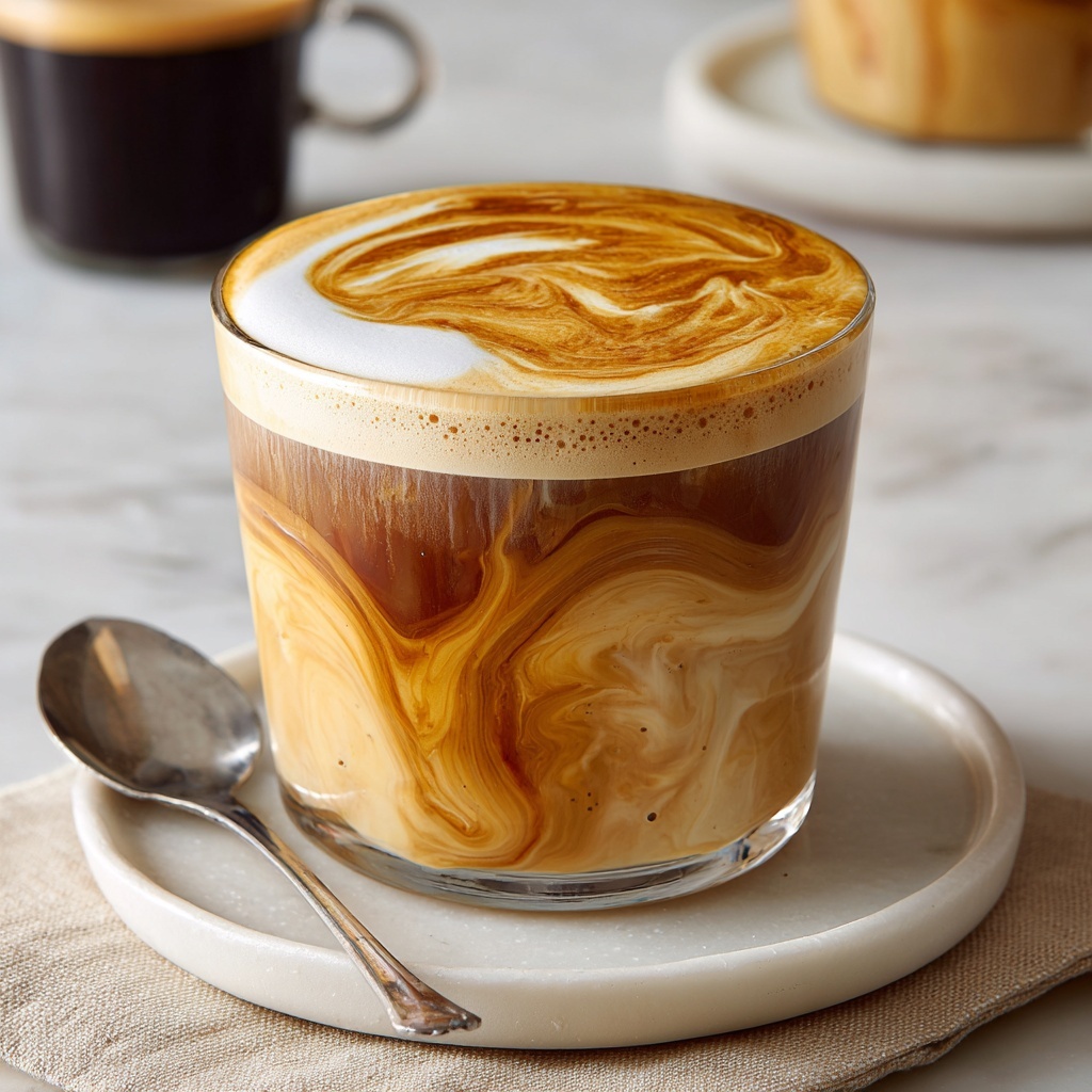 Iced Coconut Milk Latte Recipe - Recipe Image