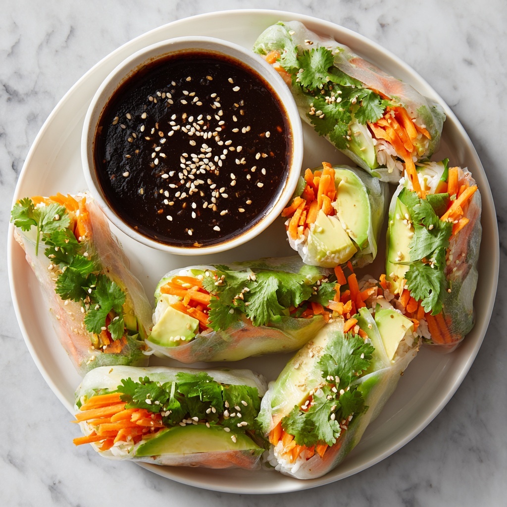 Gluten Free Vegan Spring Rolls: 5 Simple Steps to Delight Recipe - Recipe Image