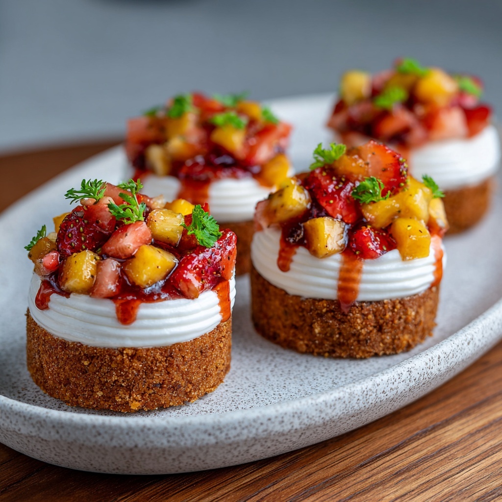 Strawberry Basil Pavlova Nests: Delightful Dessert Awaits! Recipe - Recipe Image