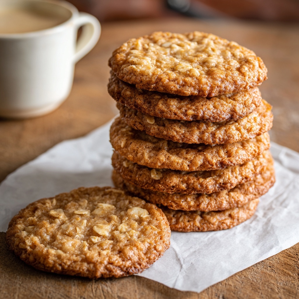 Peanut Butter Oatmeal Cookies Recipe - Recipe Image