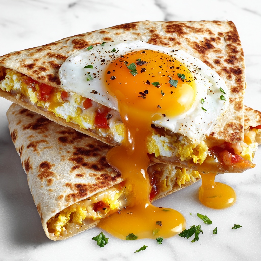 Fried Egg Quesadilla with Avocado Recipe - Recipe Image