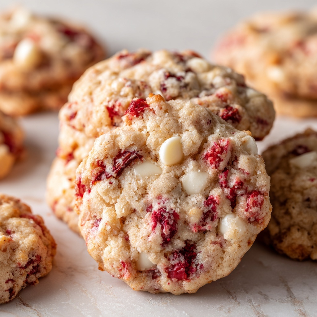 White Chocolate Raspberry Cookies Recipe - Recipe Image