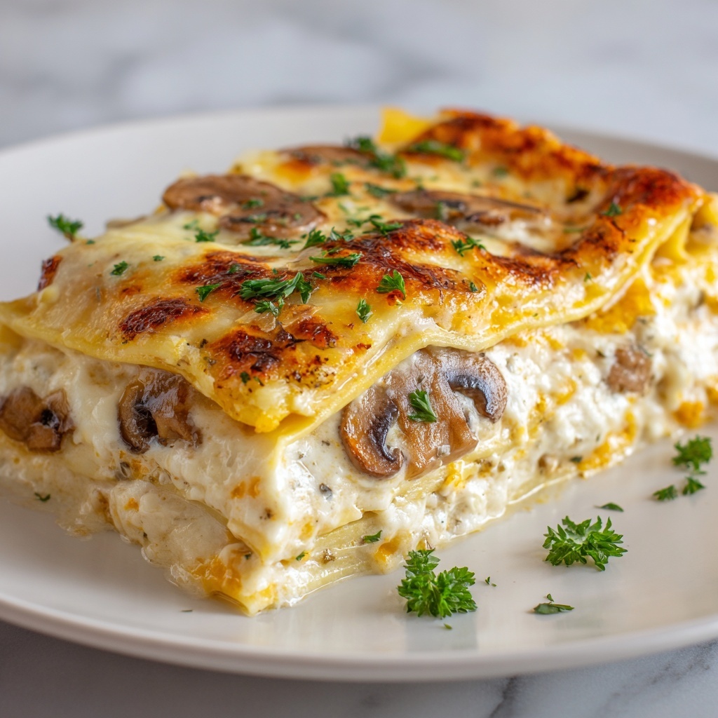 Mushroom Lasagna Recipe - Recipe Image