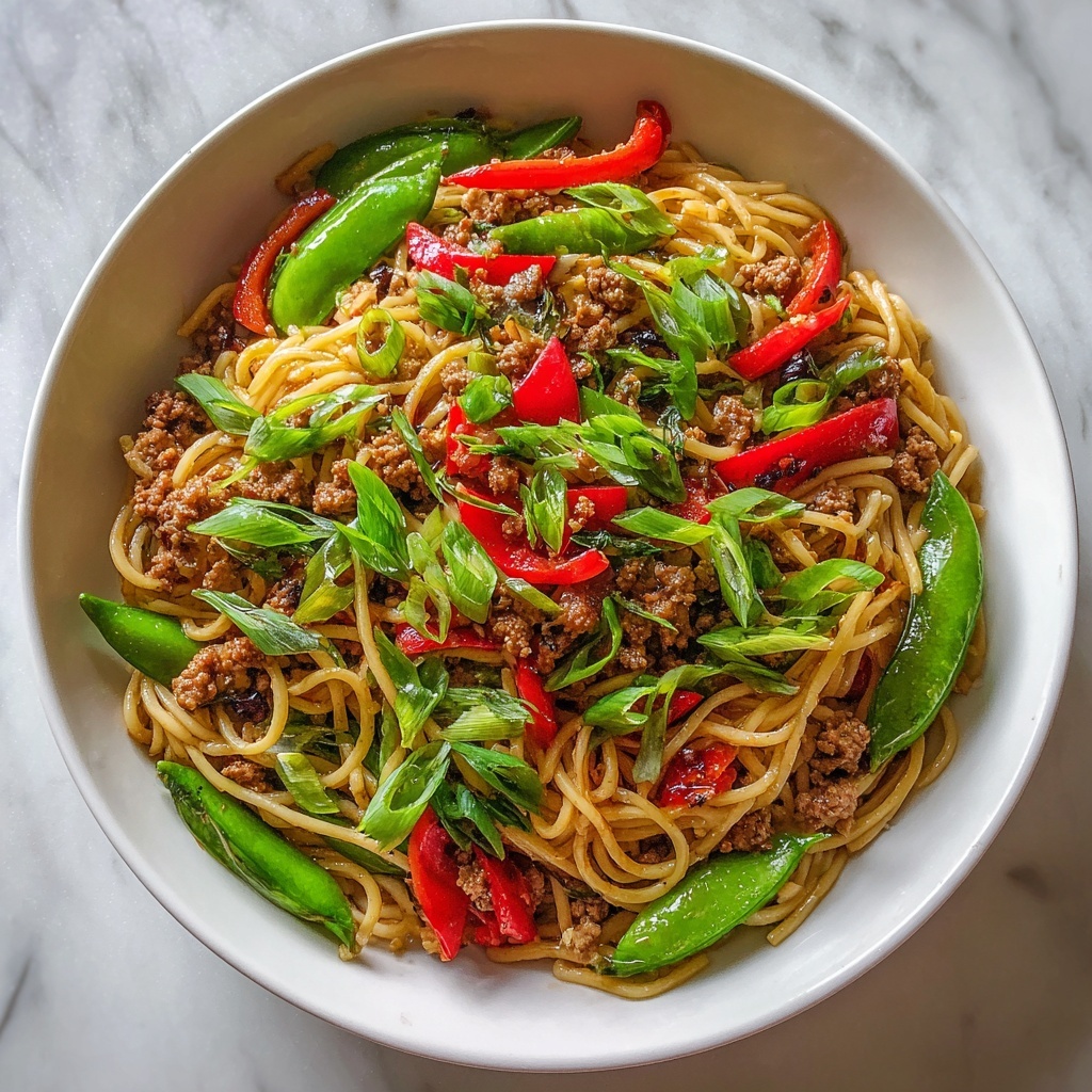 Ground Beef Lo Mein Recipe - Recipe Image