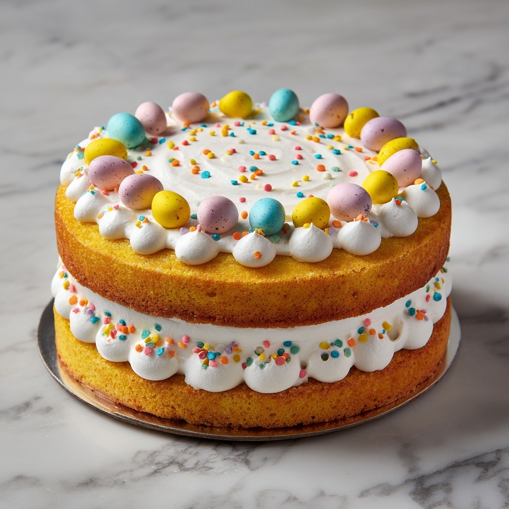 Easter Poke Cake Recipe - Recipe Image