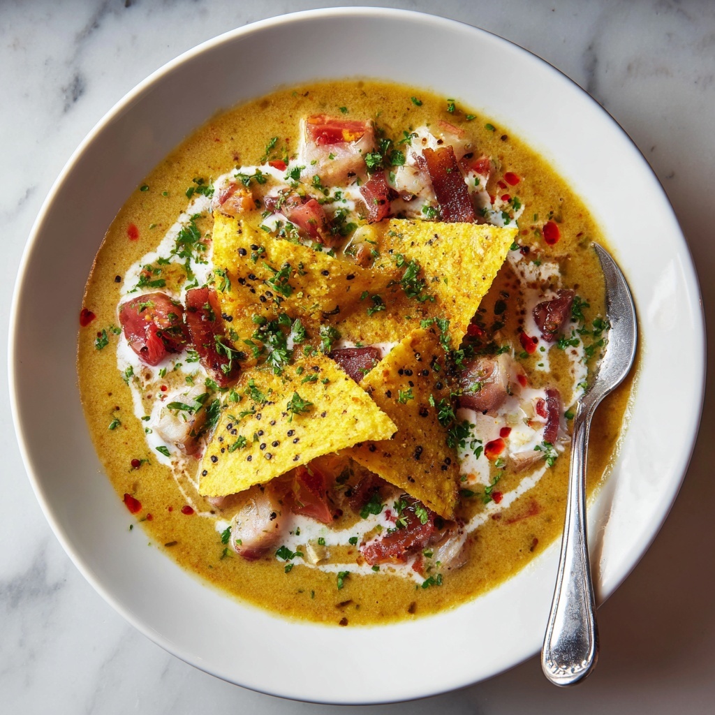 Creamy Chicken Tortilla Soup Recipe - Recipe Image