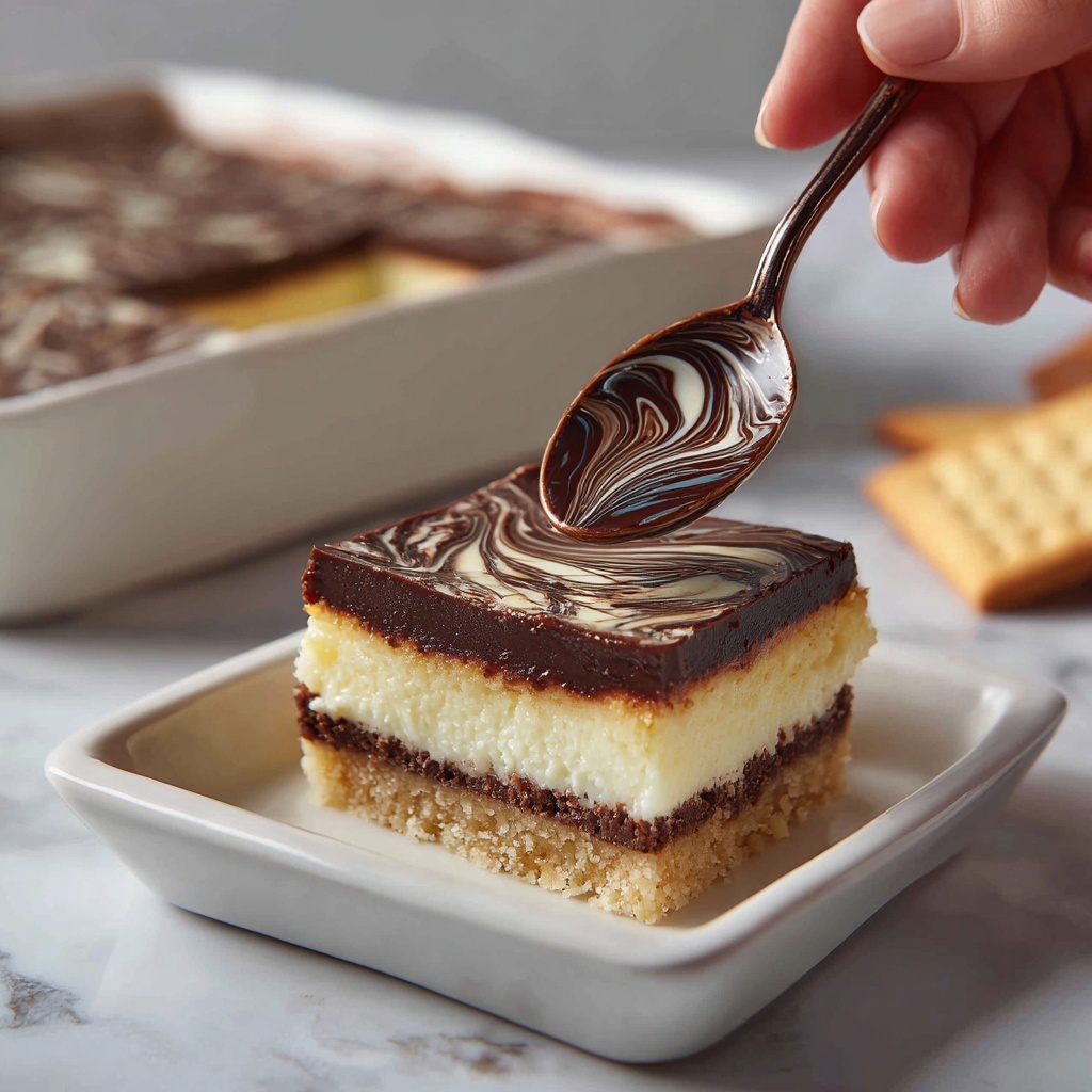 Eclair Cake with Chocolate Ganache Recipe - Recipe Image