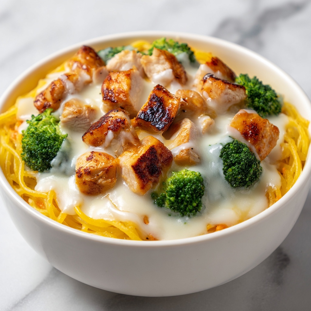 Cheesy Garlic Chicken and Broccoli Pasta Recipe - Recipe Image