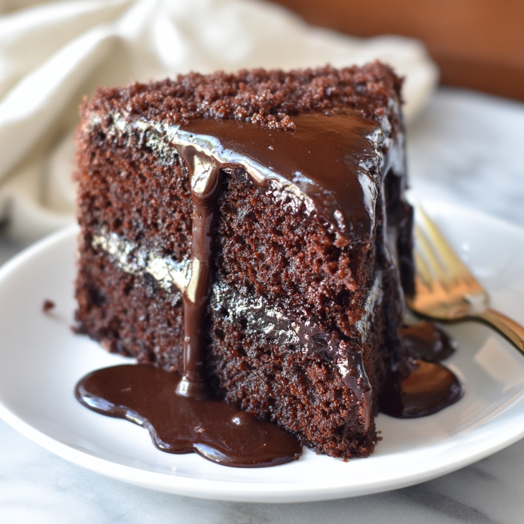 Hot Fudge Chocolate Pudding Cake: 7 Steps to Bliss Recipe - Recipe Image