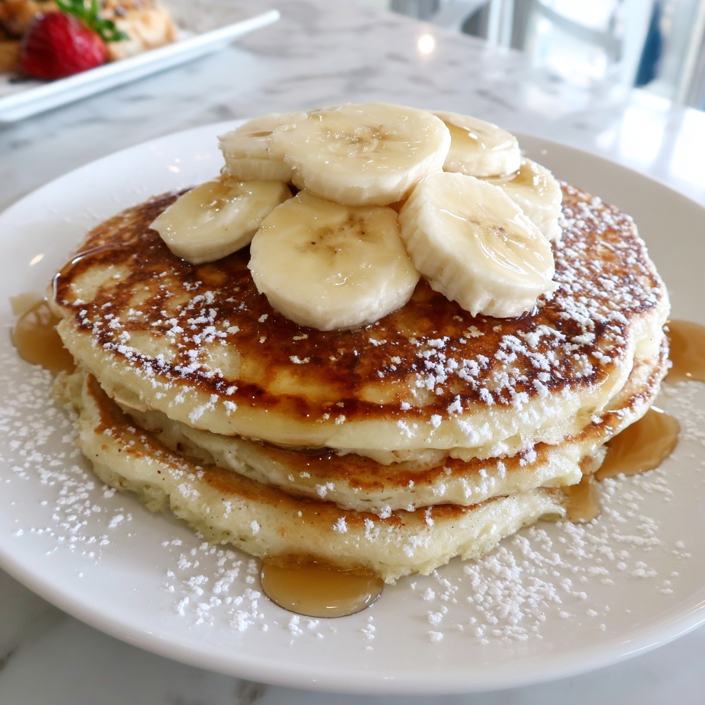 Brown Sugar Banana Pancakes Recipe - Recipe Image