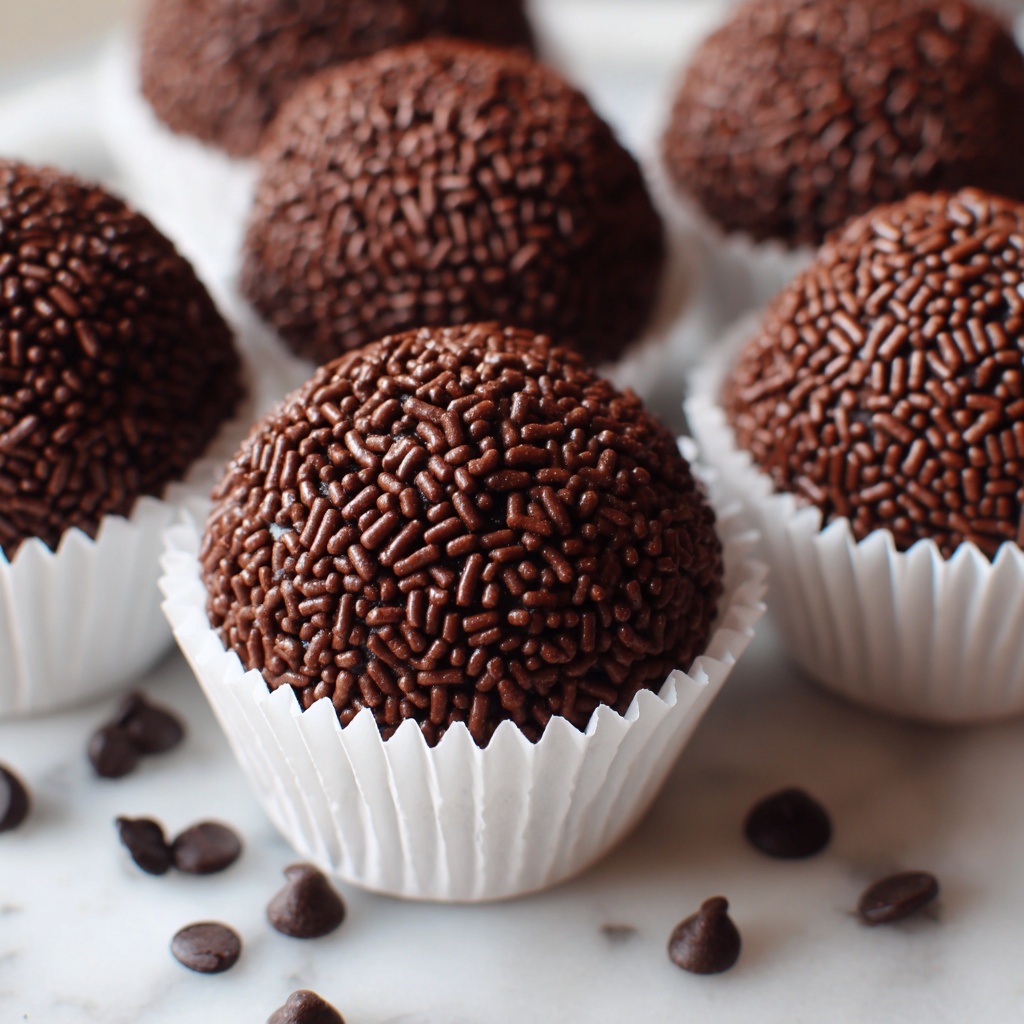 Gooey Vegan Brigadeiro: Dairy-Free Chocolate Truffles Recipe - Recipe Image