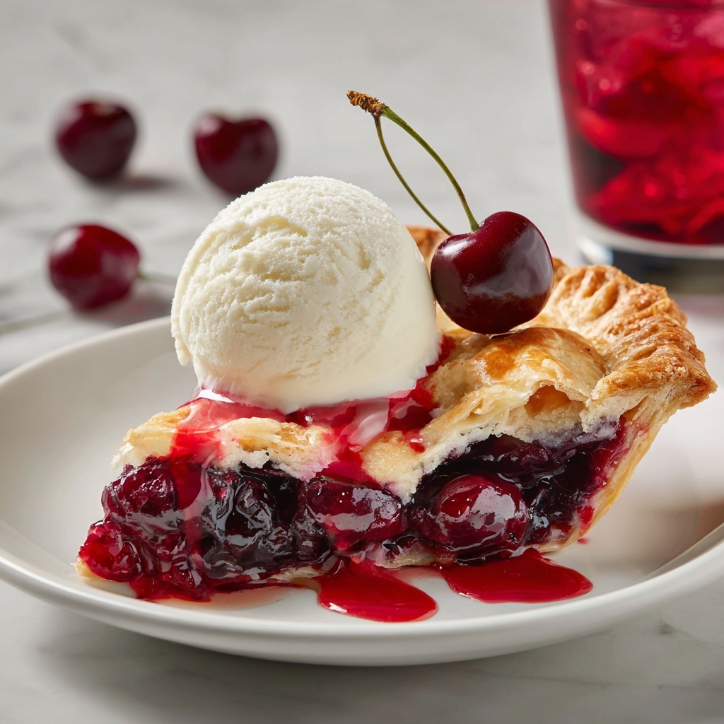 Vegan Cherry Pie Recipe - Recipe Image