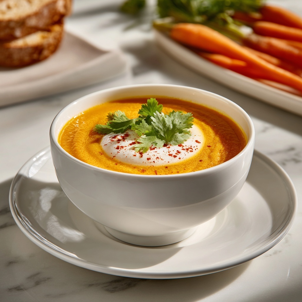Spiced Carrot and Lentil Soup Recipe - Recipe Image