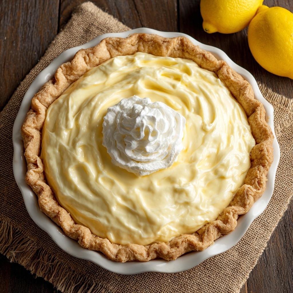 Easy Lemon Cream Pie Recipe - Recipe Image