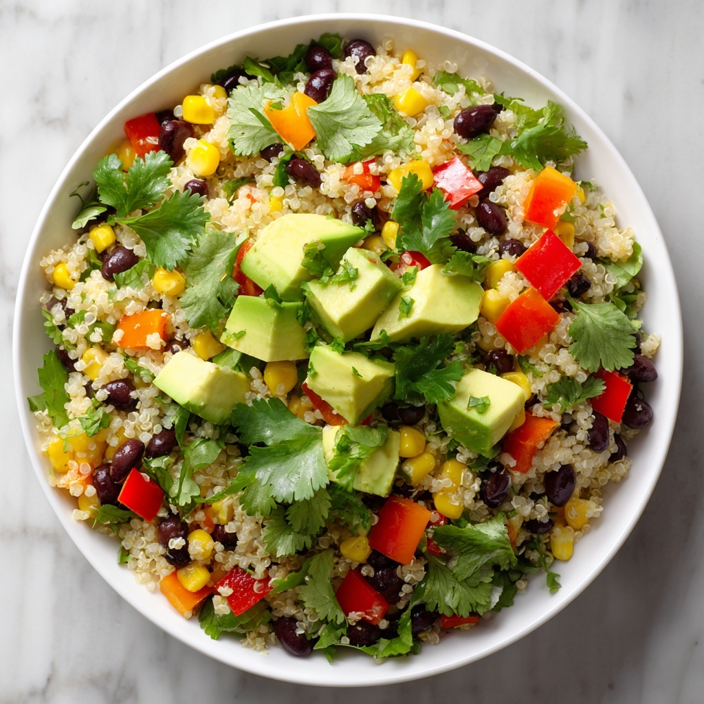 Cauliflower Rice Burrito Bowl with Black Beans, Corn, and Avocado Recipe - Recipe Image