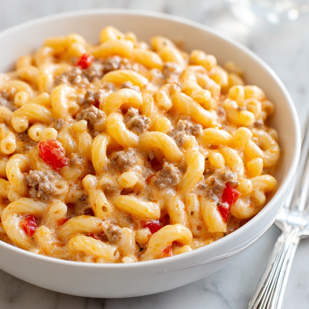 Taco Pasta Skillet: A Creamy One-Pan Weeknight Dinner Recipe - Recipe Image