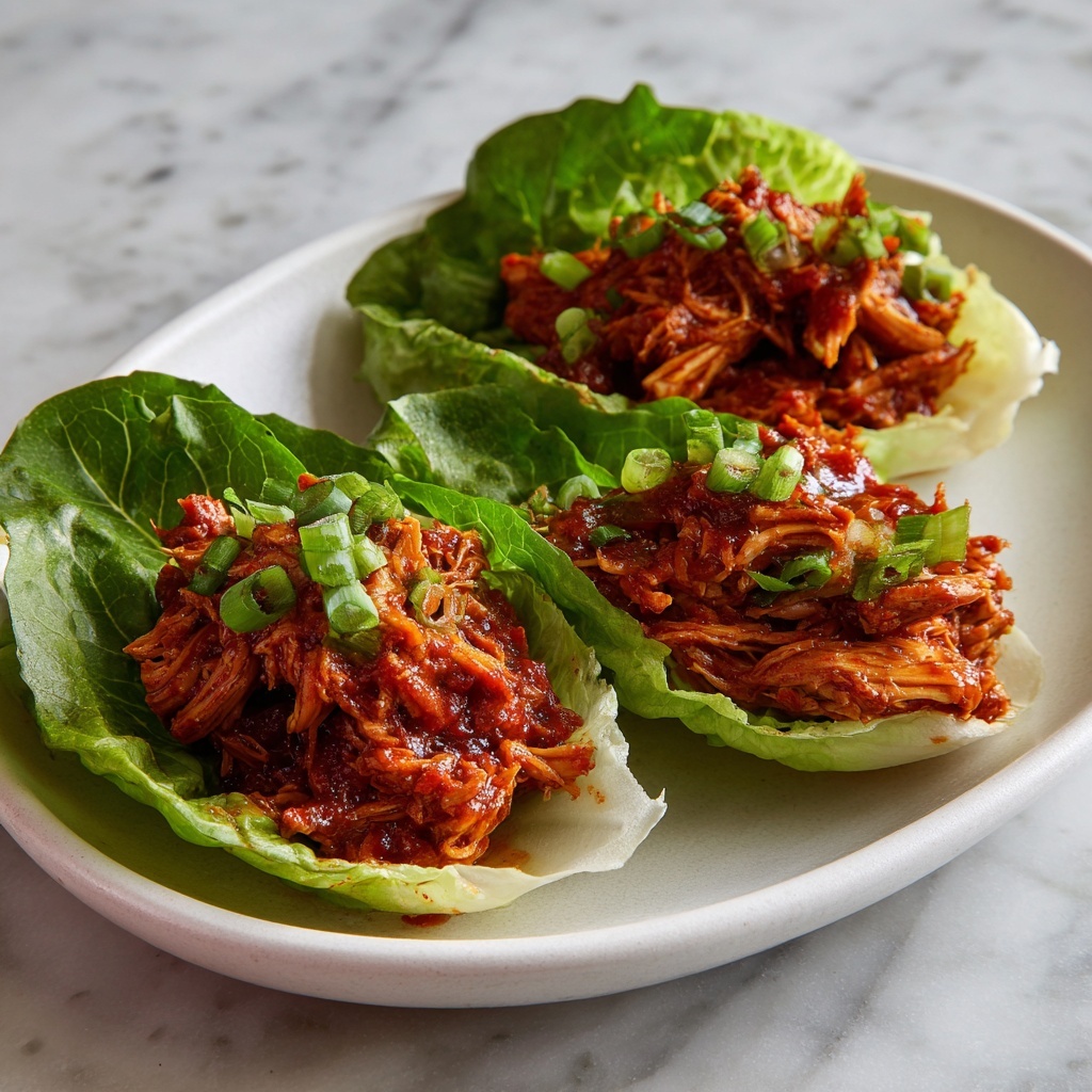 Buffalo Chicken Lettuce Wraps Recipe - Recipe Image