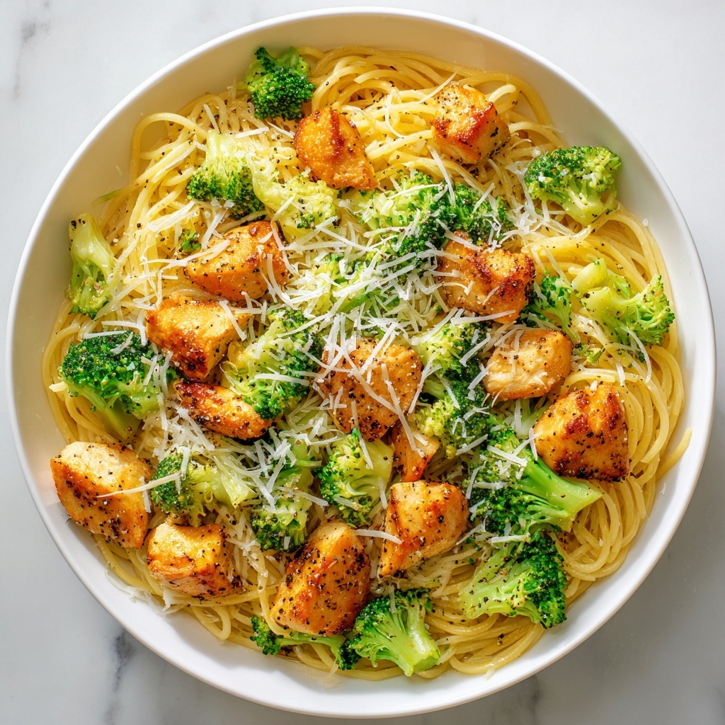 Chicken Broccoli Pasta with Parmesan Recipe - Recipe Image