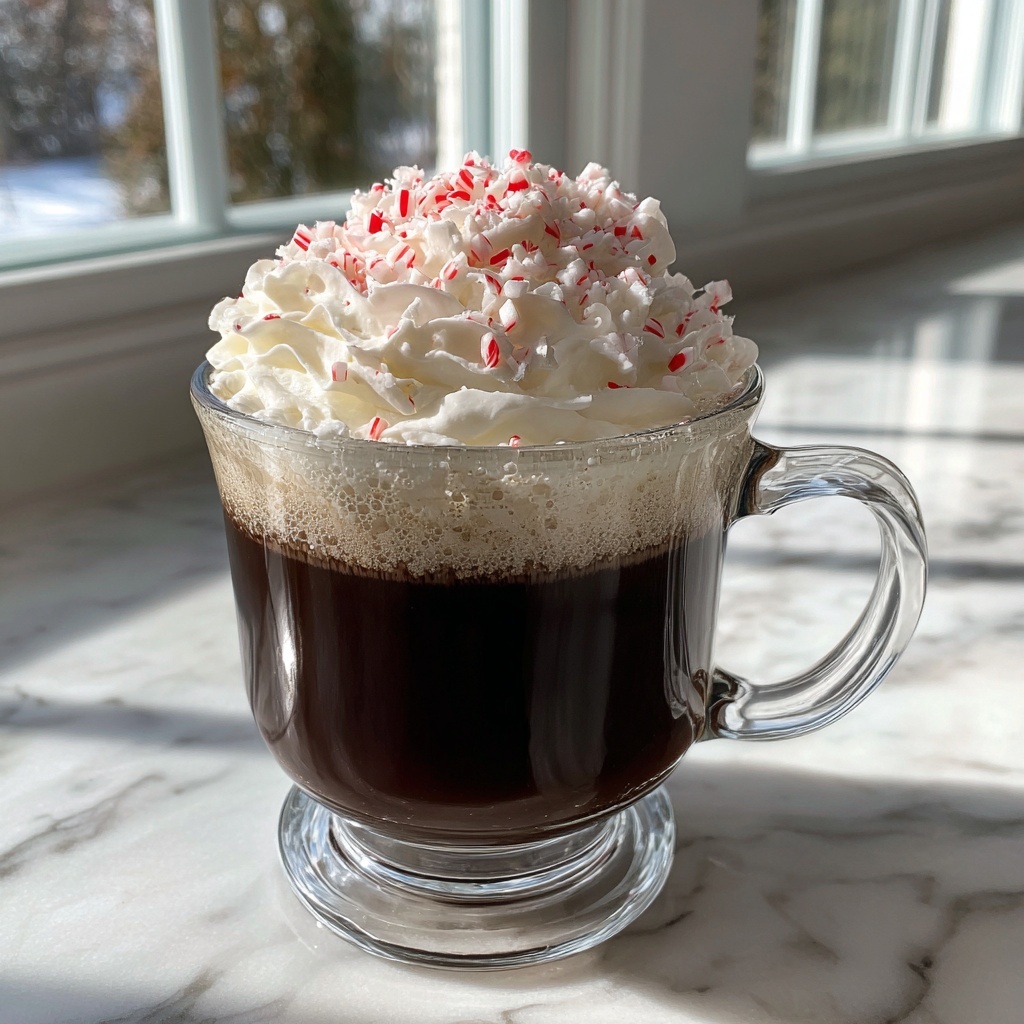 Christmas Peppermint Latte: 5 Steps to Festive Bliss Recipe - Recipe Image