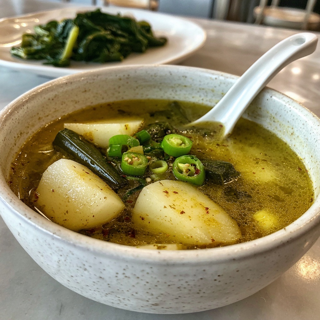 Korean Radish Soup (Mu Doenjang Tang) Recipe - Recipe Image