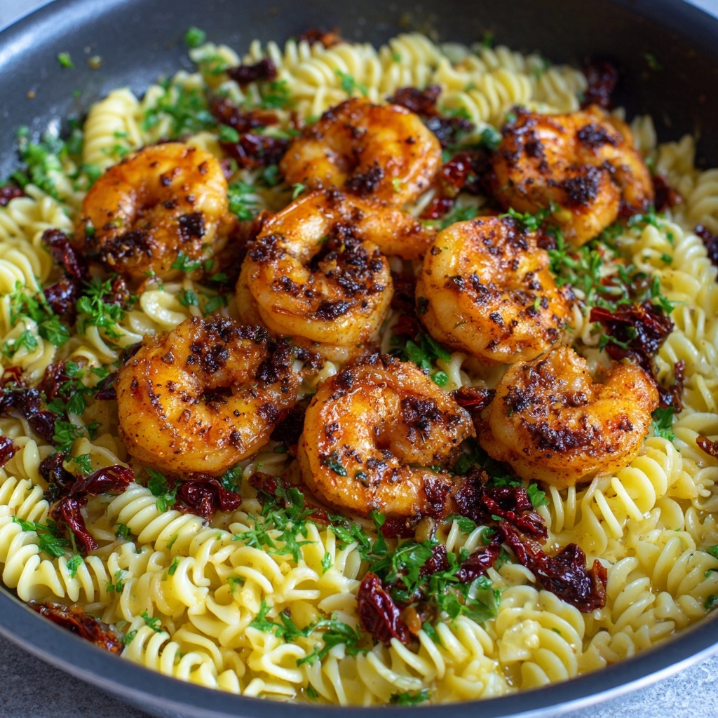 Blackened Shrimp Cavatappi Recipe - Recipe Image