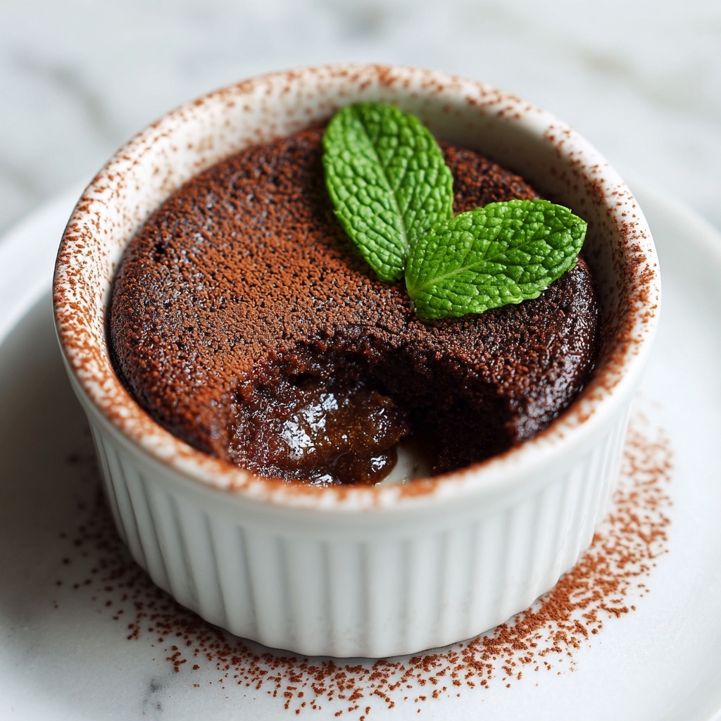 Keto Chocolate Soufflé Recipe - Recipe Image