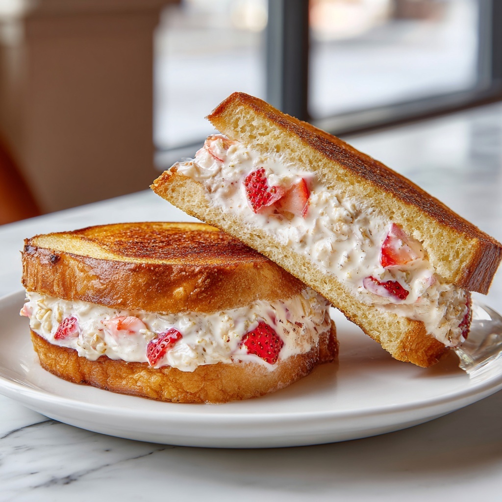 Fried Strawberry Cheesecake Sandwiches: 7 Indulgent Bites Recipe - Recipe Image