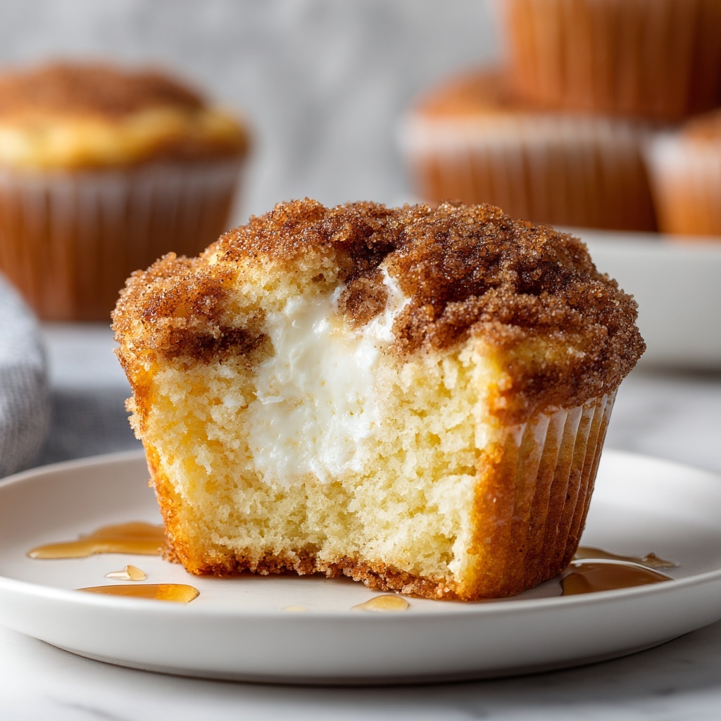Gooey Cinnamon Cream Cheese Muffins Recipe - Recipe Image