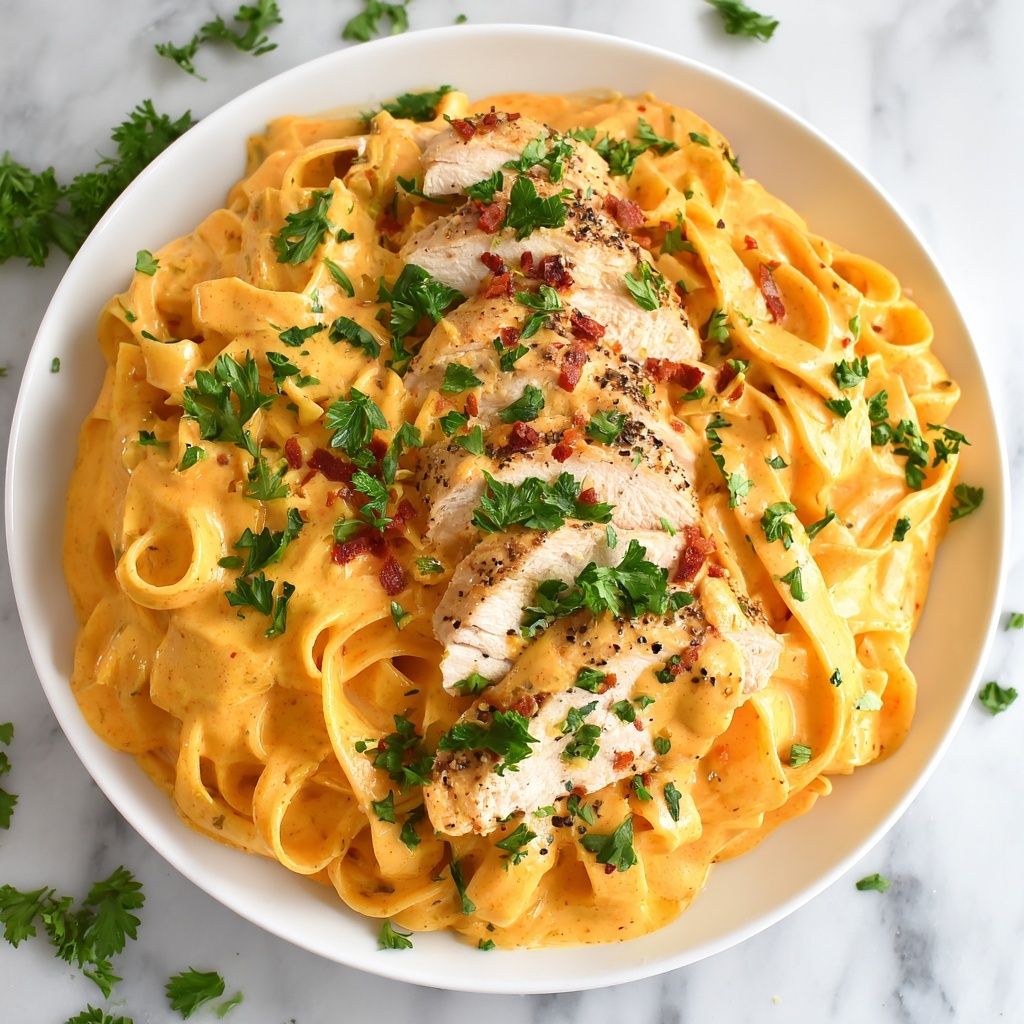 Cowboy Butter Chicken Linguine Recipe - Recipe Image