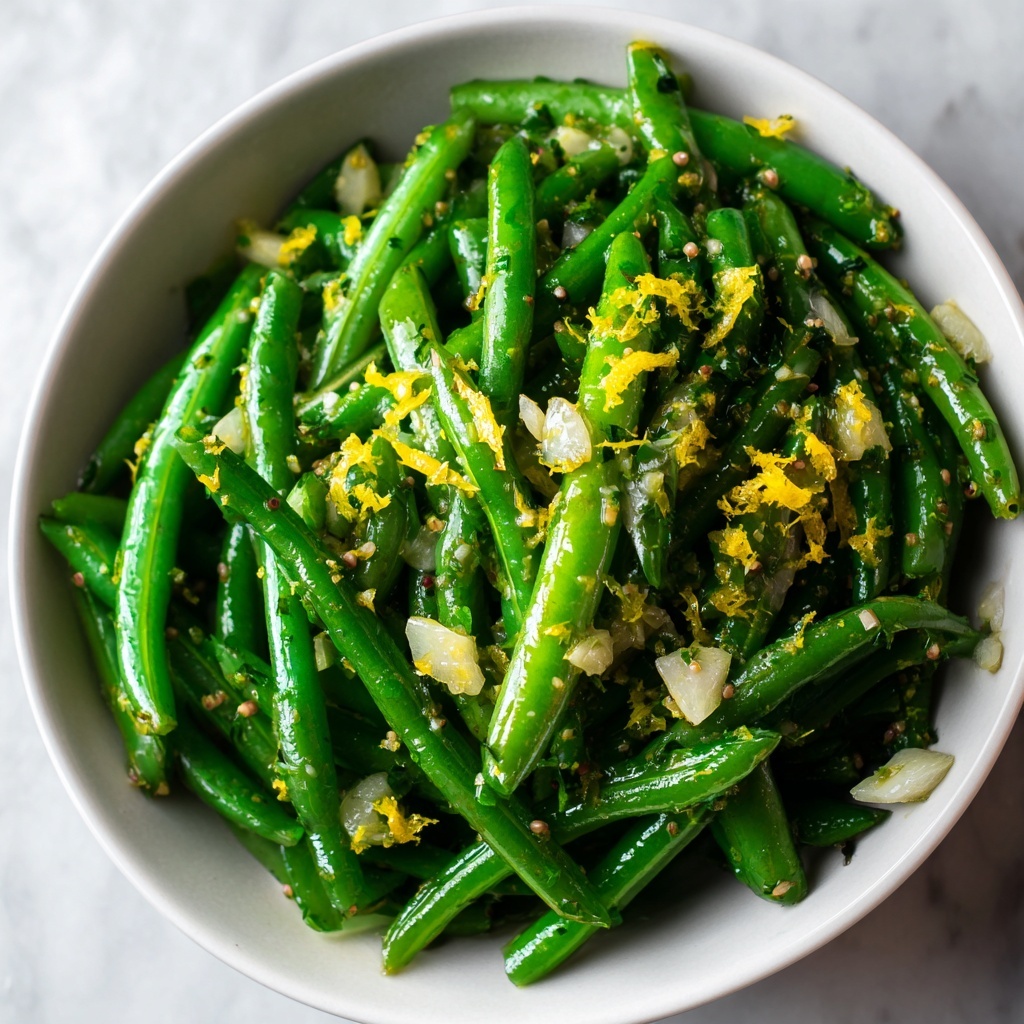 Garlic Lemon Green Beans: 7 Zesty Steps to Flavor Bliss Recipe - Recipe Image