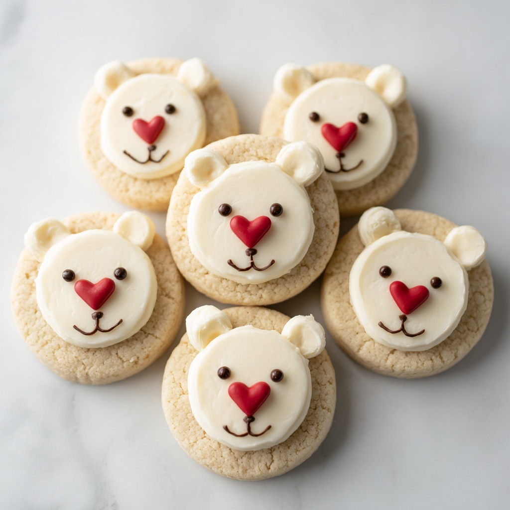 Delightful Polar Bear Cookies with Creamy Frosting Bliss Recipe - Recipe Image