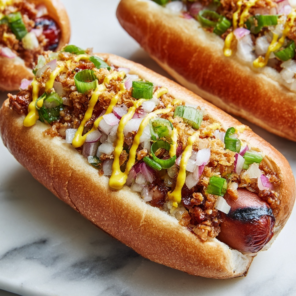 Loaded Scandi Hot Dogs Recipe - Recipe Image