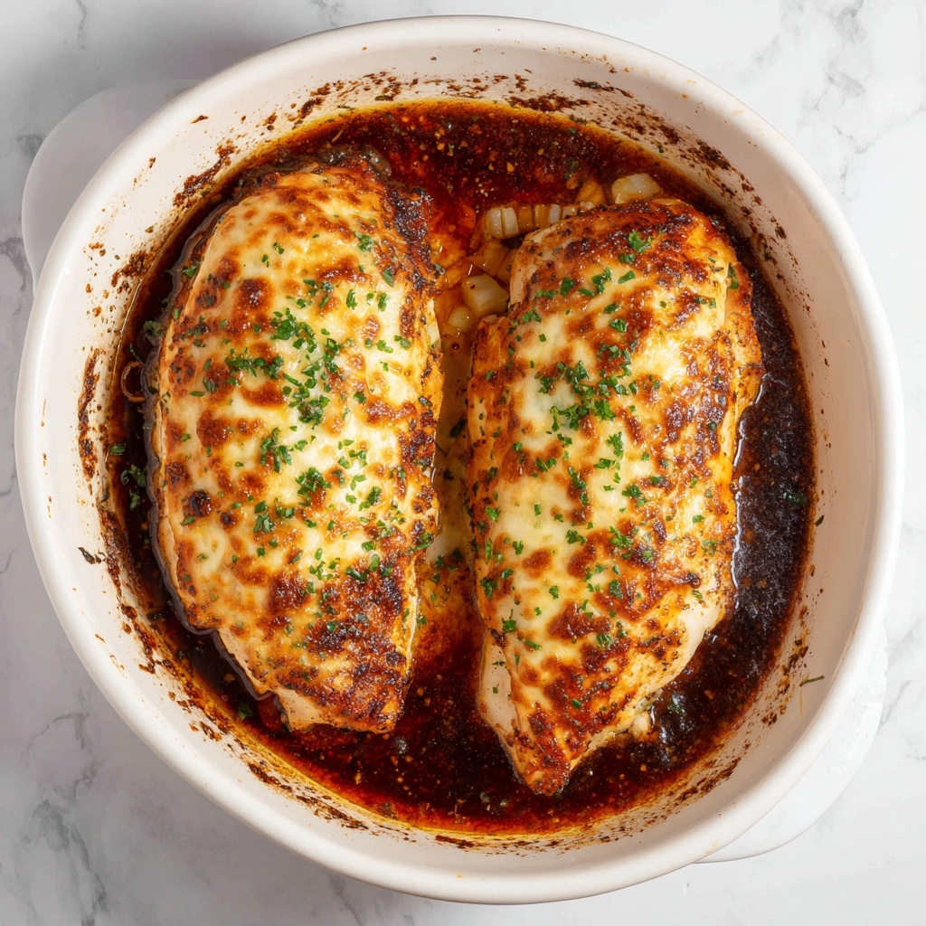 French Onion Stuffed Chicken Recipe - Recipe Image