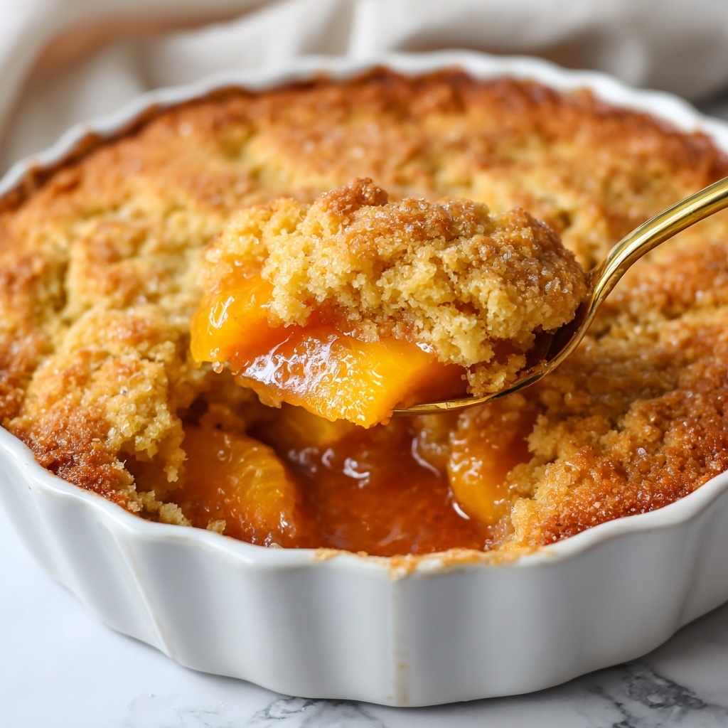 The Best Peach Cobbler Recipe - Recipe Image