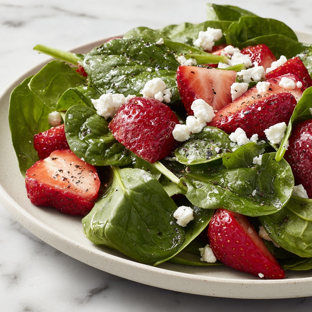 Sweet Strawberry Spinach Salad with Poppy Seed Dressing Recipe - Recipe Image
