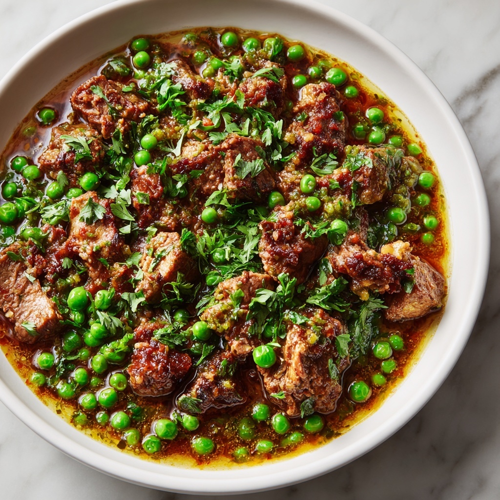 Beef and Pea Stew with Dill Recipe - Recipe Image