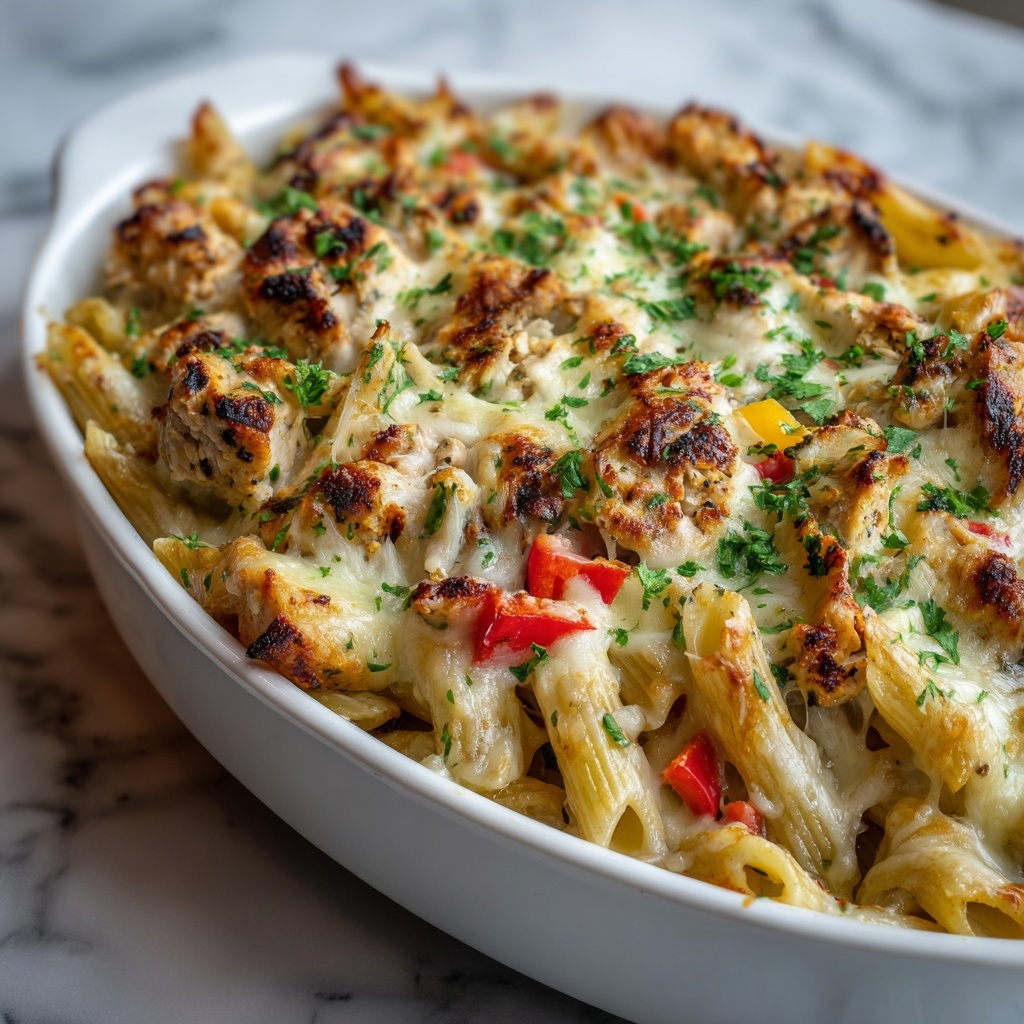 One-Pan Monterey Chicken Pasta Recipe - Recipe Image