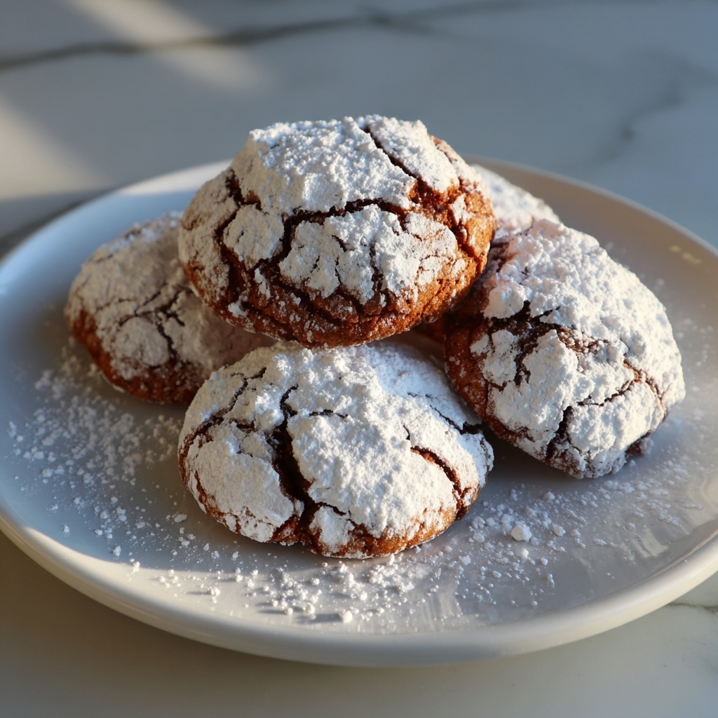 Cake Mix Crinkle Cookies Recipe - Recipe Image